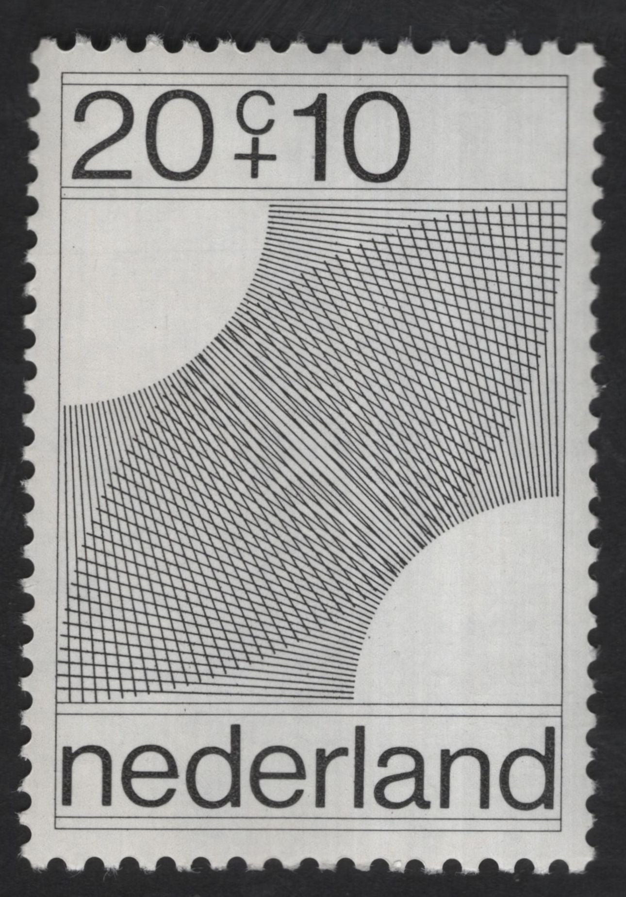 SCG13482 - Netherlands Semi-Postal Geometric Design Stamp Set