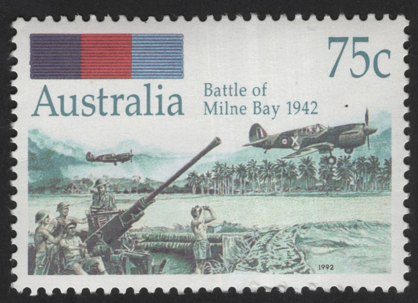 SCG13496 - Australia 1992 – Kokoda Trail & Battle of Milne Bay WWII Commemorative Stamps