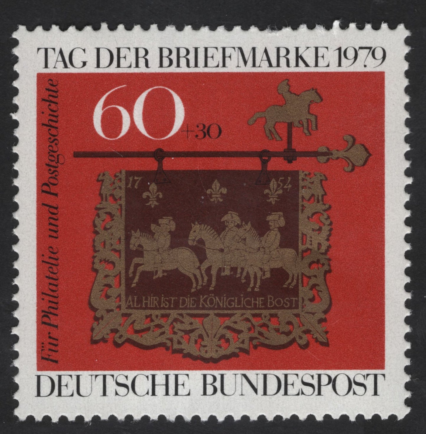 SCG13246 - Germany 1979 “Tag der Briefmarke” (Day of the Stamp) Semi-Postal Stamp