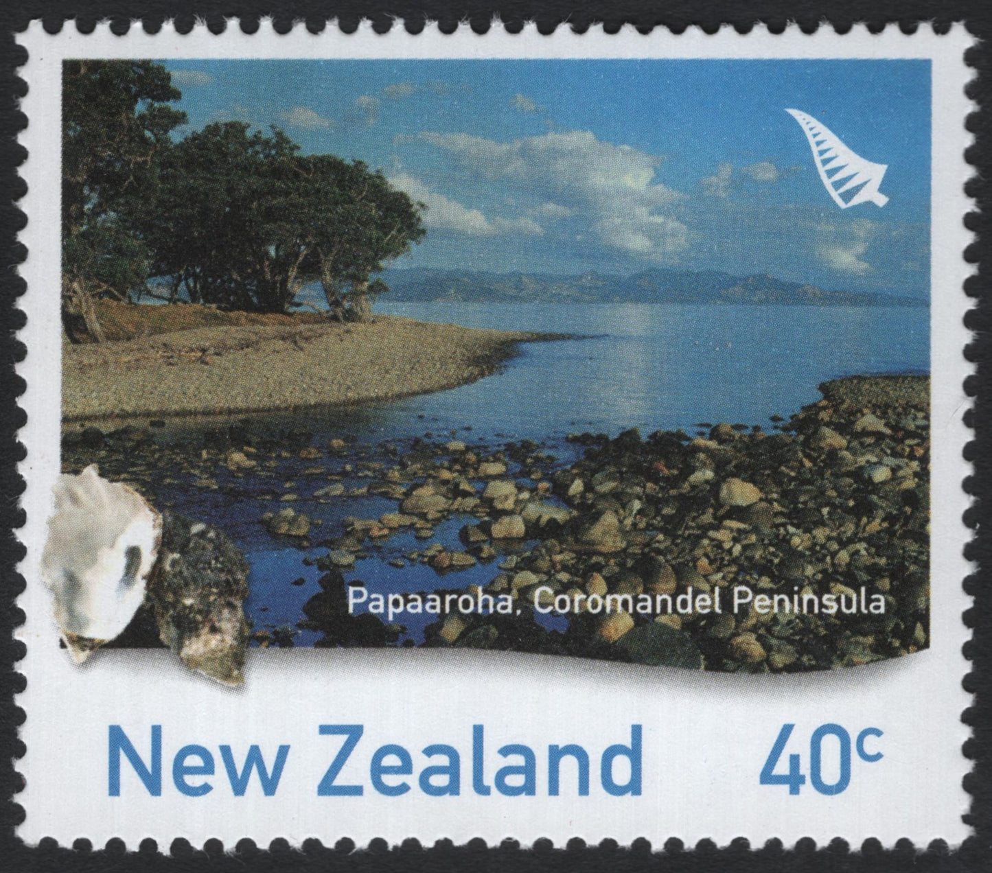 SCG11135 - New Zealand 40c – Papaaroha, Coromandel Peninsula (Scenic Landscape Issue)