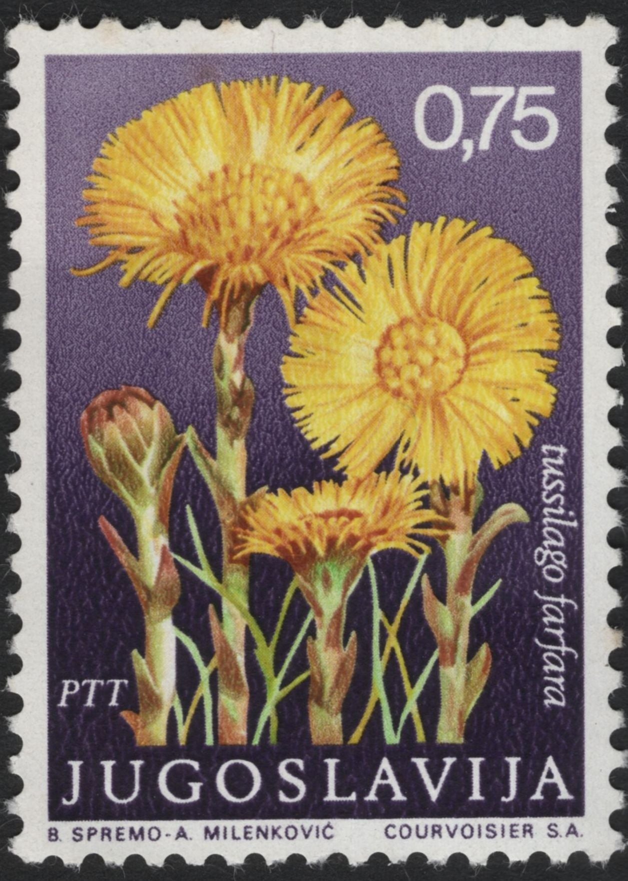 SCG10956 - Yugoslavia – Native Flora (Botanical Series) Stamp Set