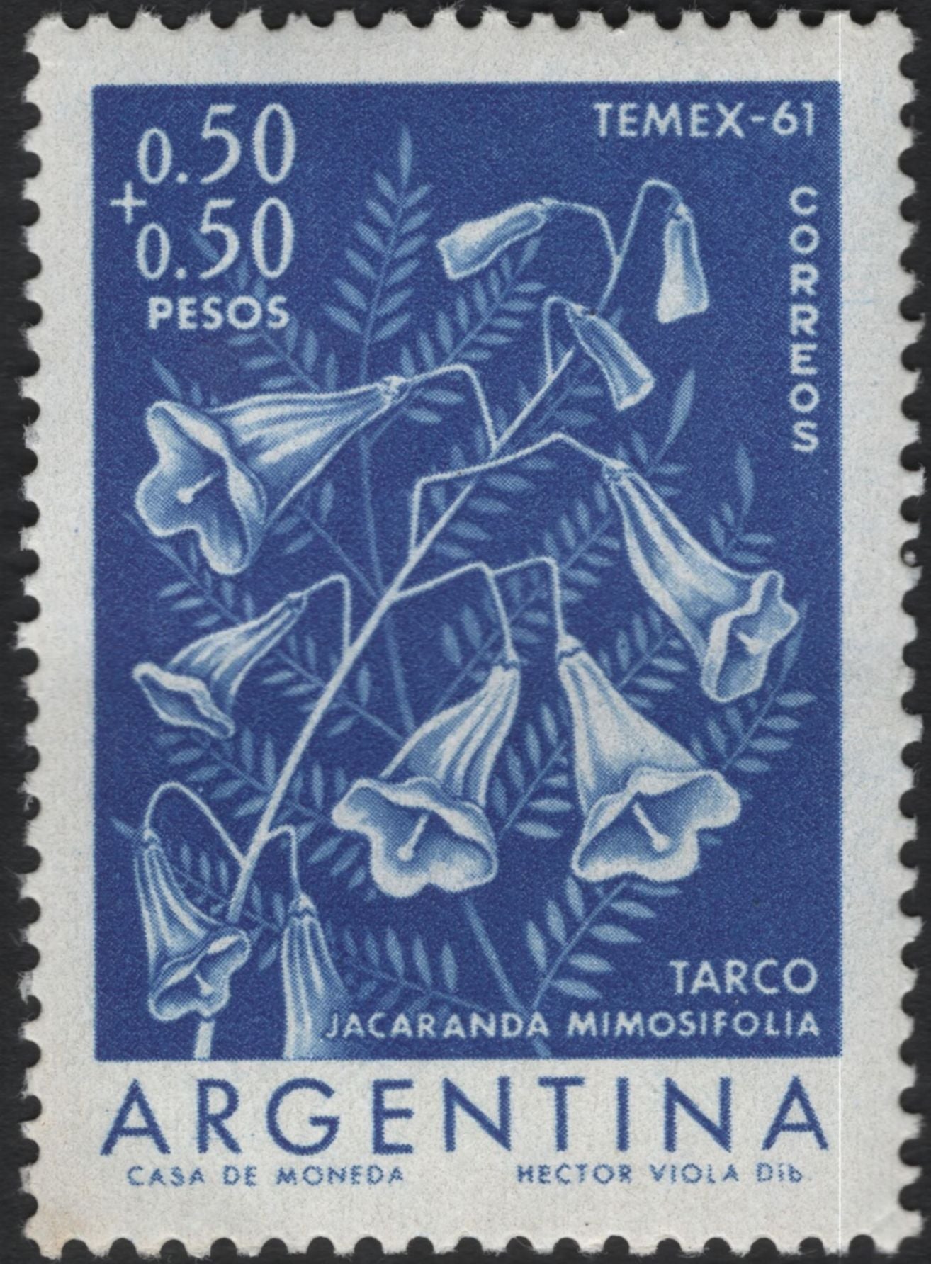 SCG10970 - Argentina 1 Peso Sunflower (Girasol) Definitive Stamp