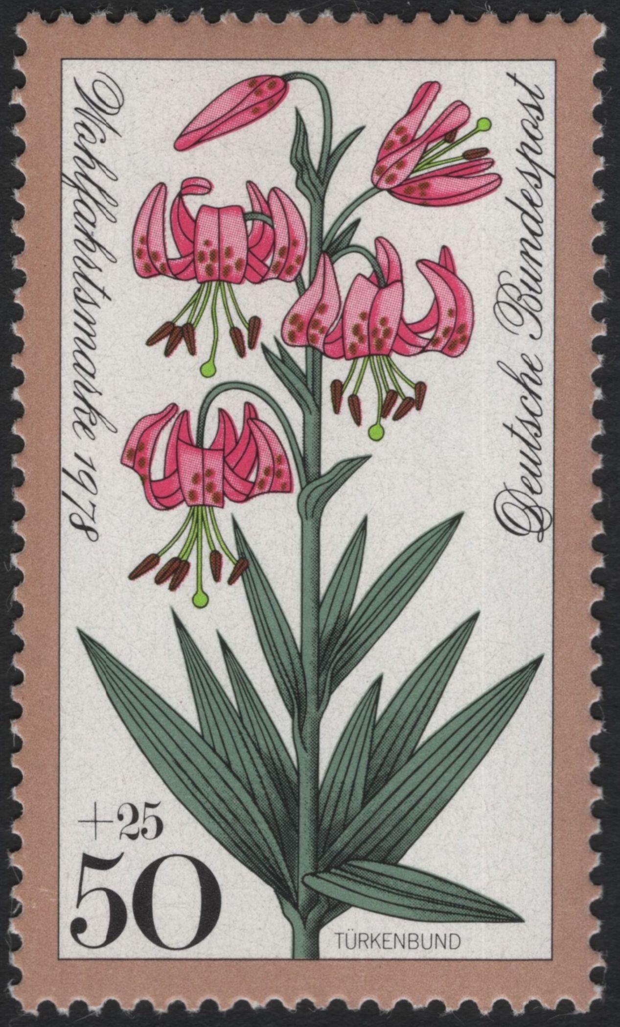 SCG10966 - Germany (Federal Republic) 1976 Wild Flowers Semi-Postal Set – Complete 4 Stamps