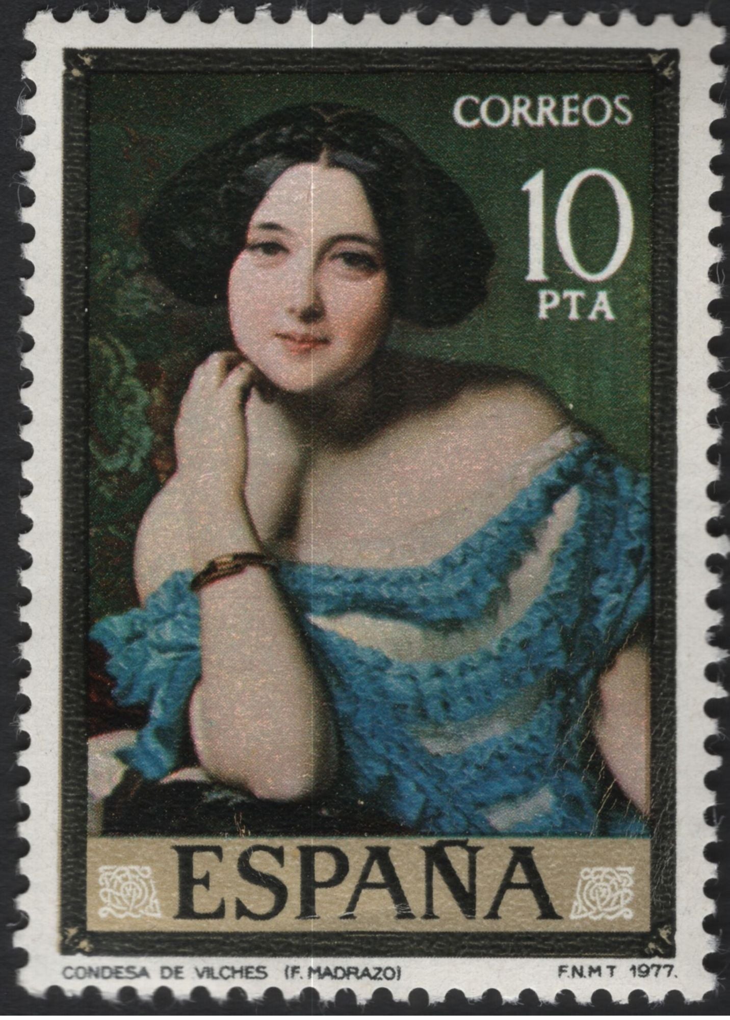 SCG10860 - Spain 1977 Art Masterpieces – Still Life & Condesa de Vilches Pair
