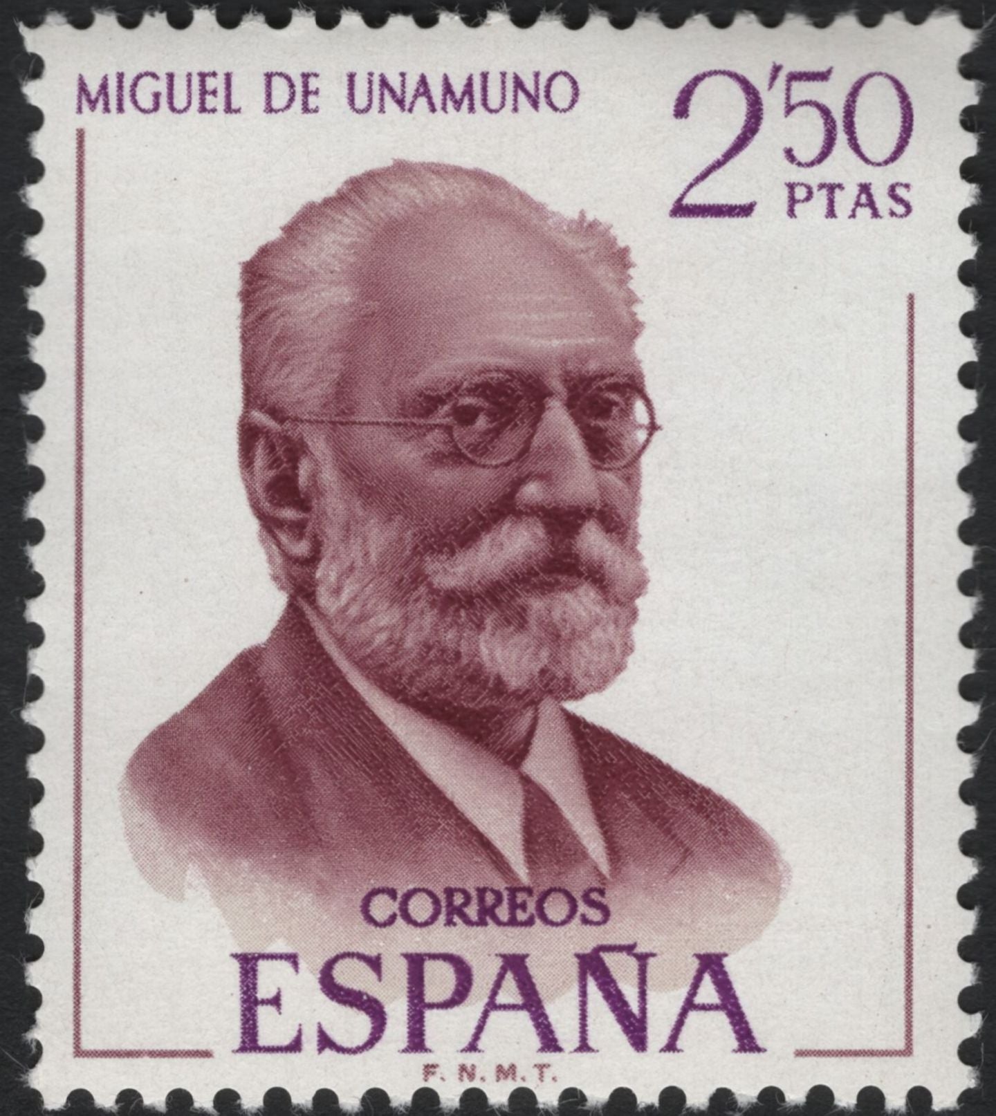 SCG10862 - Spain – Literary Figures Pair: Juan Ramón Jiménez & Miguel de Unamuno