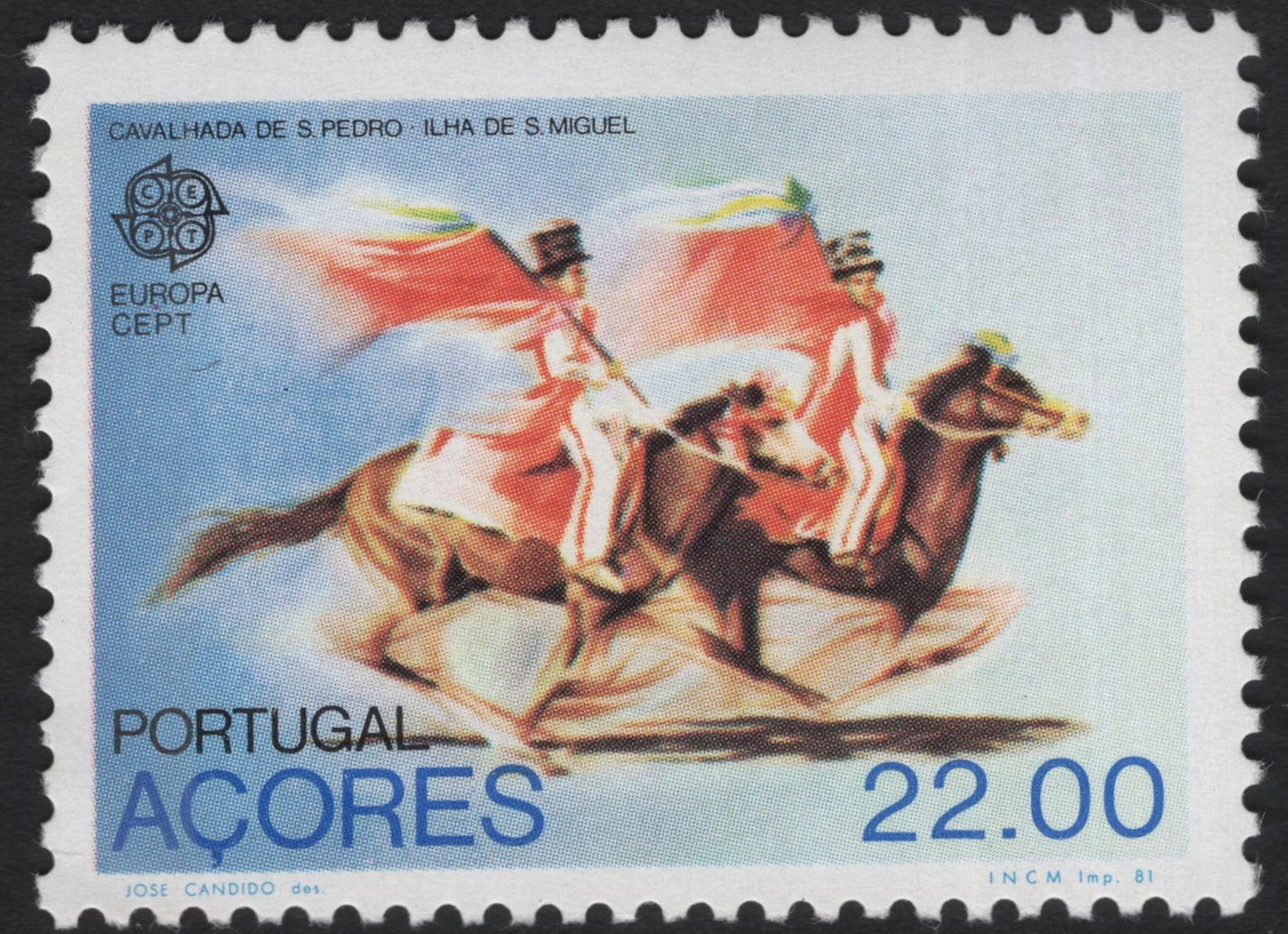 SCG11059 - 🇵🇹 Portugal (Madeira & Azores) – Europa CEPT 1981 Folk Traditions Pair