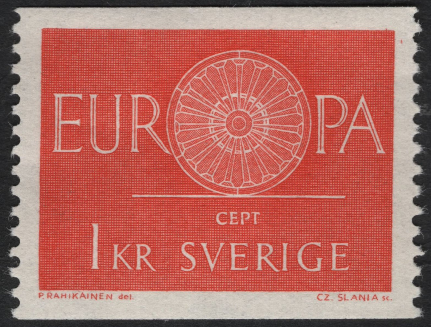 SCG11053 - Sweden (Sverige) 1960 Europa CEPT – Common Design Issue (40 öre & 1 Krona Pair)