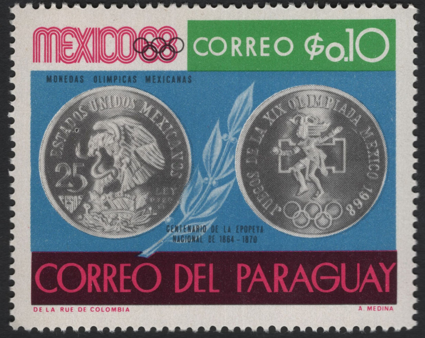 SCG11074 - 🇵🇾 Paraguay – Dr. Christiaan Barnard, Heart Transplant Pioneer (1968)