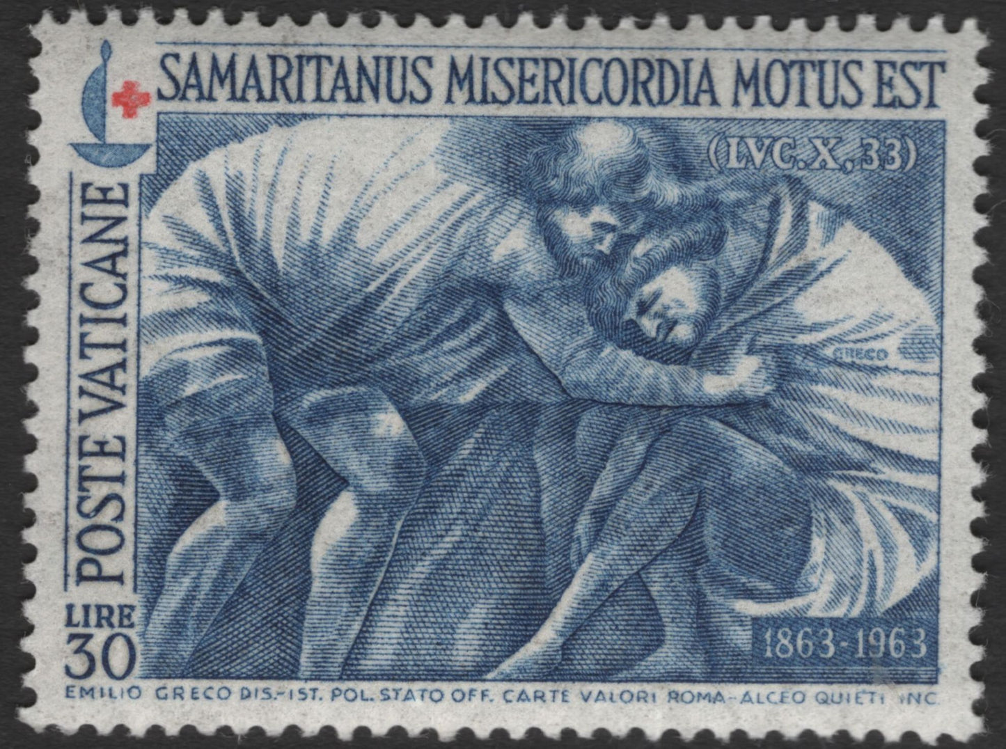 SCG11222 - Vatican City 1963 – Samaritanus Misericordia Motus Est (Good Samaritan) Charity Set