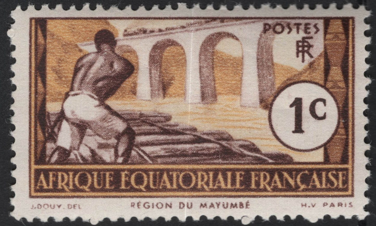 SCG11152 - French Equatorial Africa – Région du Mayumbe Bridge Definitives (1936)