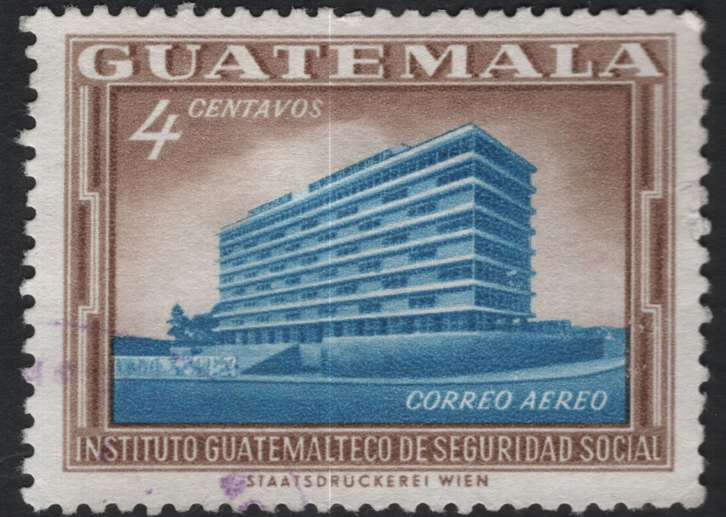 SCG11193 - Guatemala – Modern Architecture Airmail Pair (Municipalidad Capitalina & IGSS)