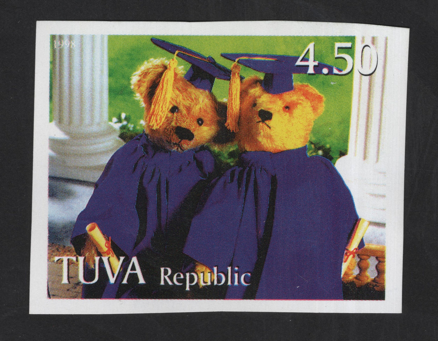 SCG13373 - Graduation Teddy Bears Stamp – 4.50 (Tuva Republic)