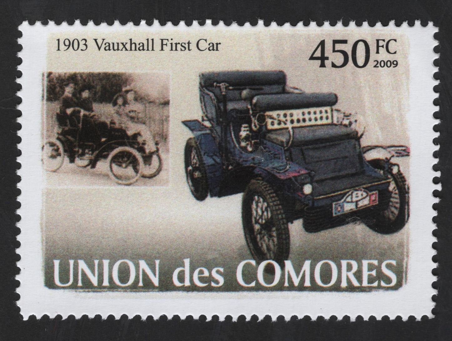 SCG13392 - 1903 Vauxhall First Car – Classic Automobile Stamp