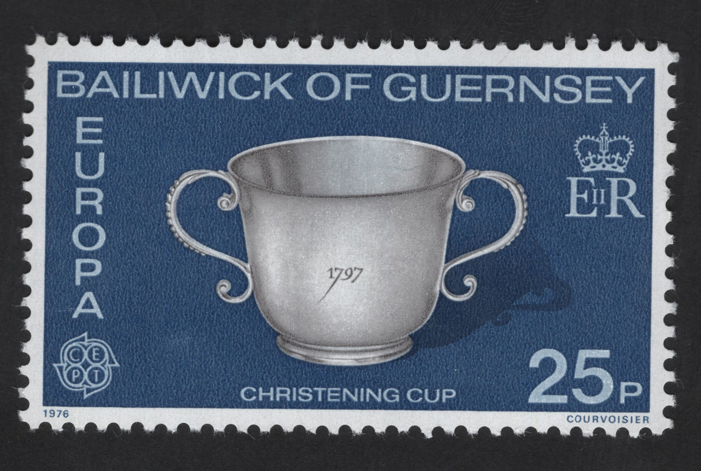 SCG13440 - Guernsey 1976 Europa – Christening Cup (25p)