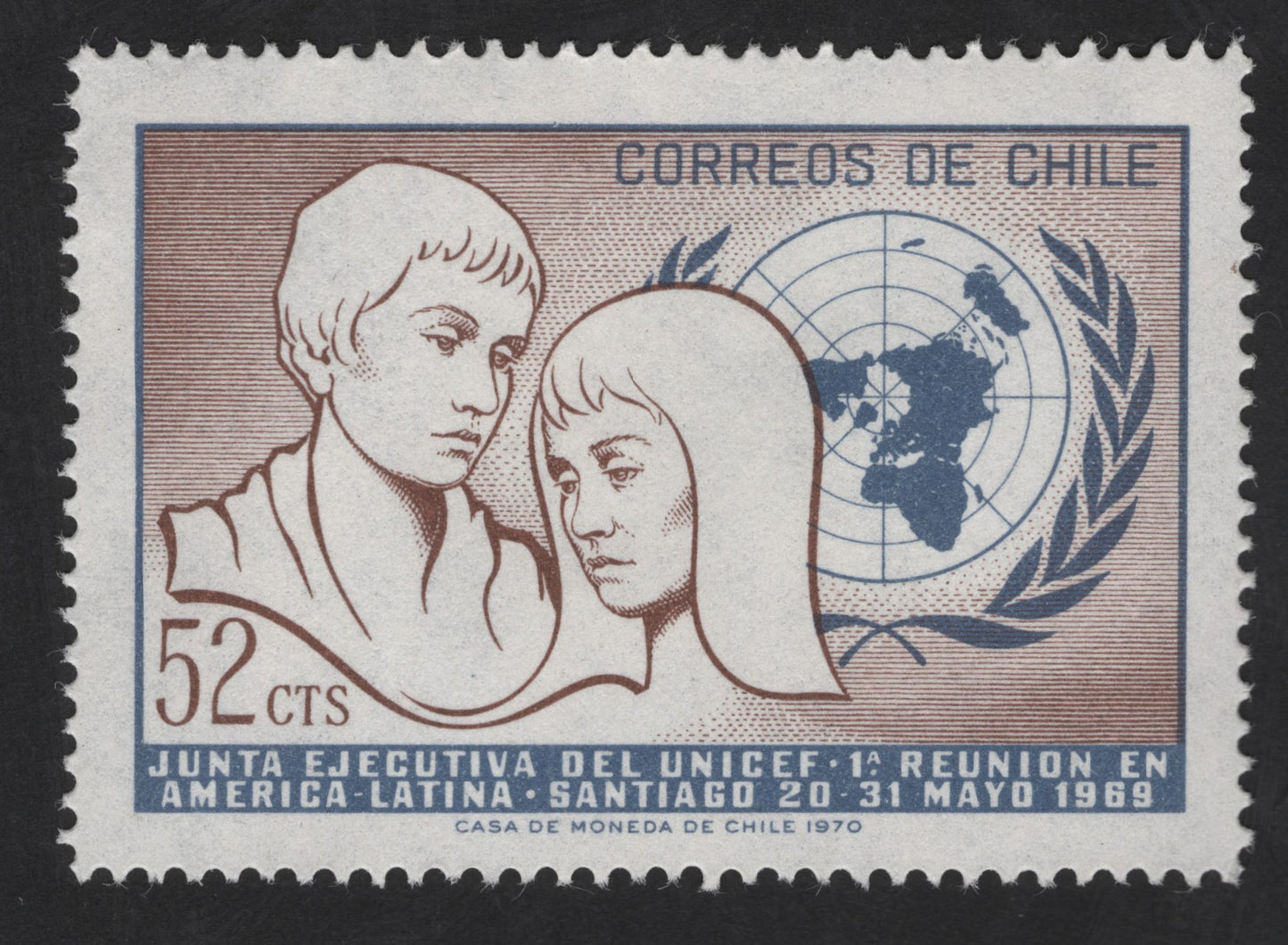 SCG13432 - Chile 1970 – UNICEF Executive Board Meeting, Santiago (52 Cents)