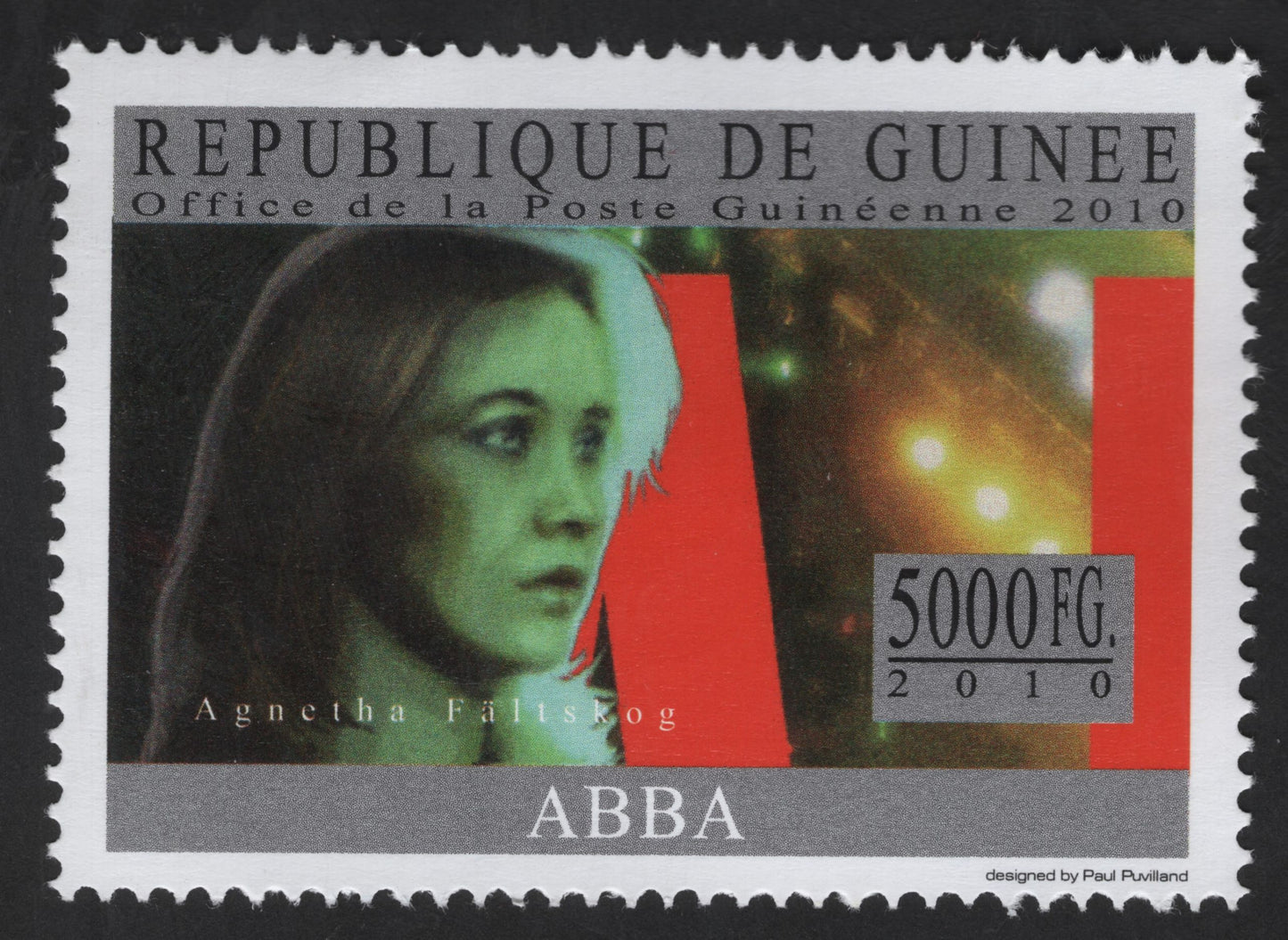 SCG13441 - ABBA – Agnetha Fältskog Music Tribute Stamp