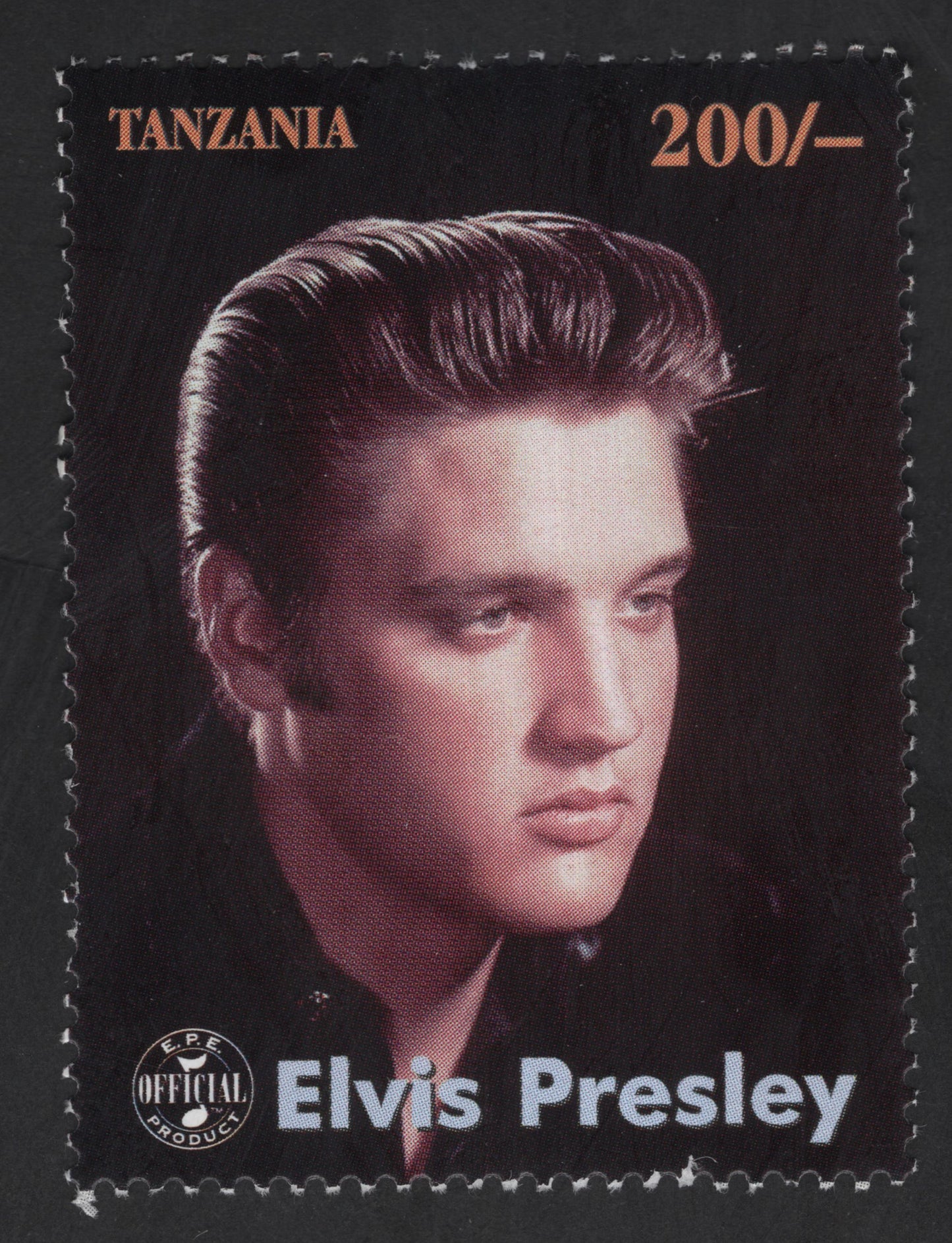 SCG13454 - Tanzania 200/- Elvis Presley Commemorative Stamp