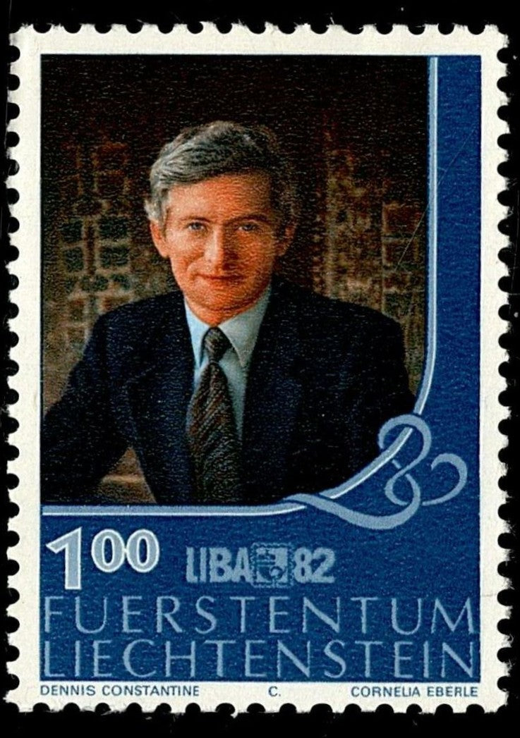 SCG6285 - Liechtenstein 1982 – Liba ’82 Portrait Issue (1.00 Fr)