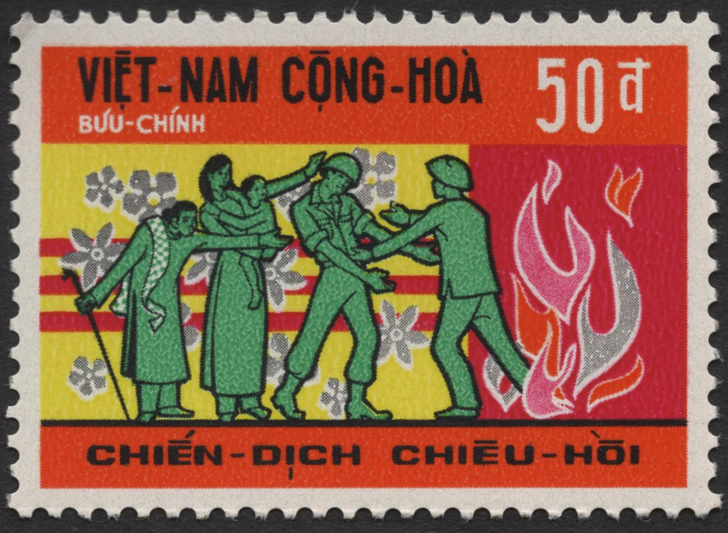 SCG2171 - South Vietnam 1967 Chieu Hoi Program Stamp