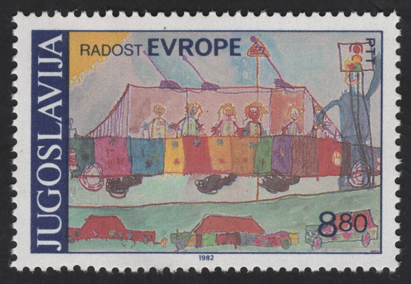 SCG12361 - Yugoslavia 1982 – Europa CEPT “Radost Evrope” (Joy of Europe) – 8.80 Dinara