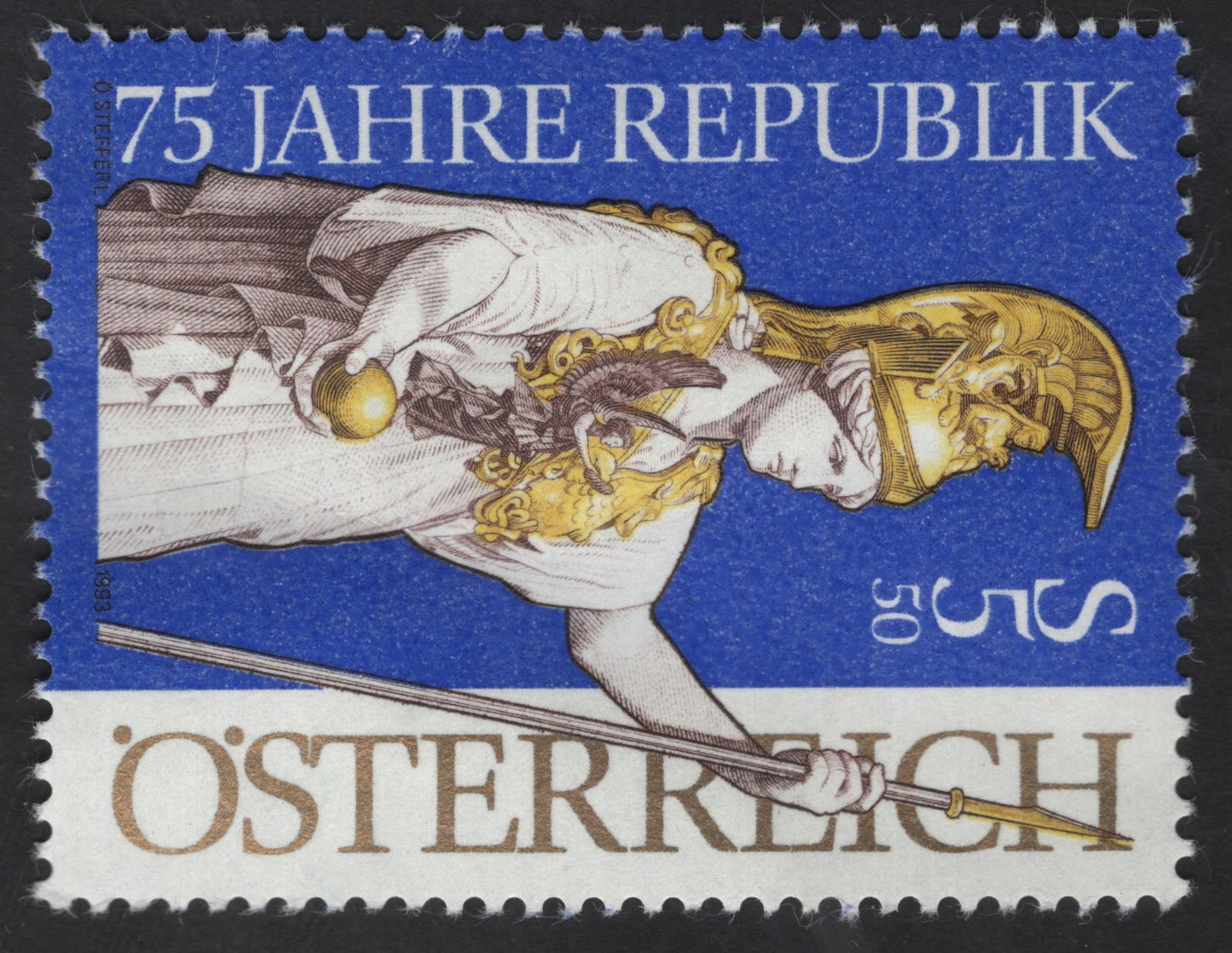 SCG12366 - Austria 1993 – 75 Years of the Republic (50 Schilling Commemorative)