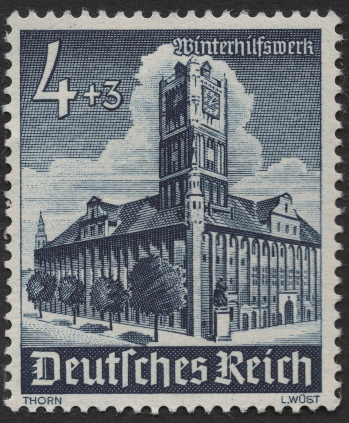 SCG2179 - Germany 1940 Winterhilfswerk – Thorn Town Hall