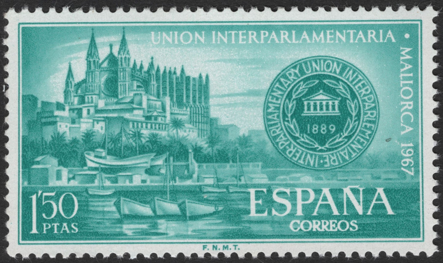 SCG2183 - Spain 1967 Interparliamentary Union Stamp – Mallorca