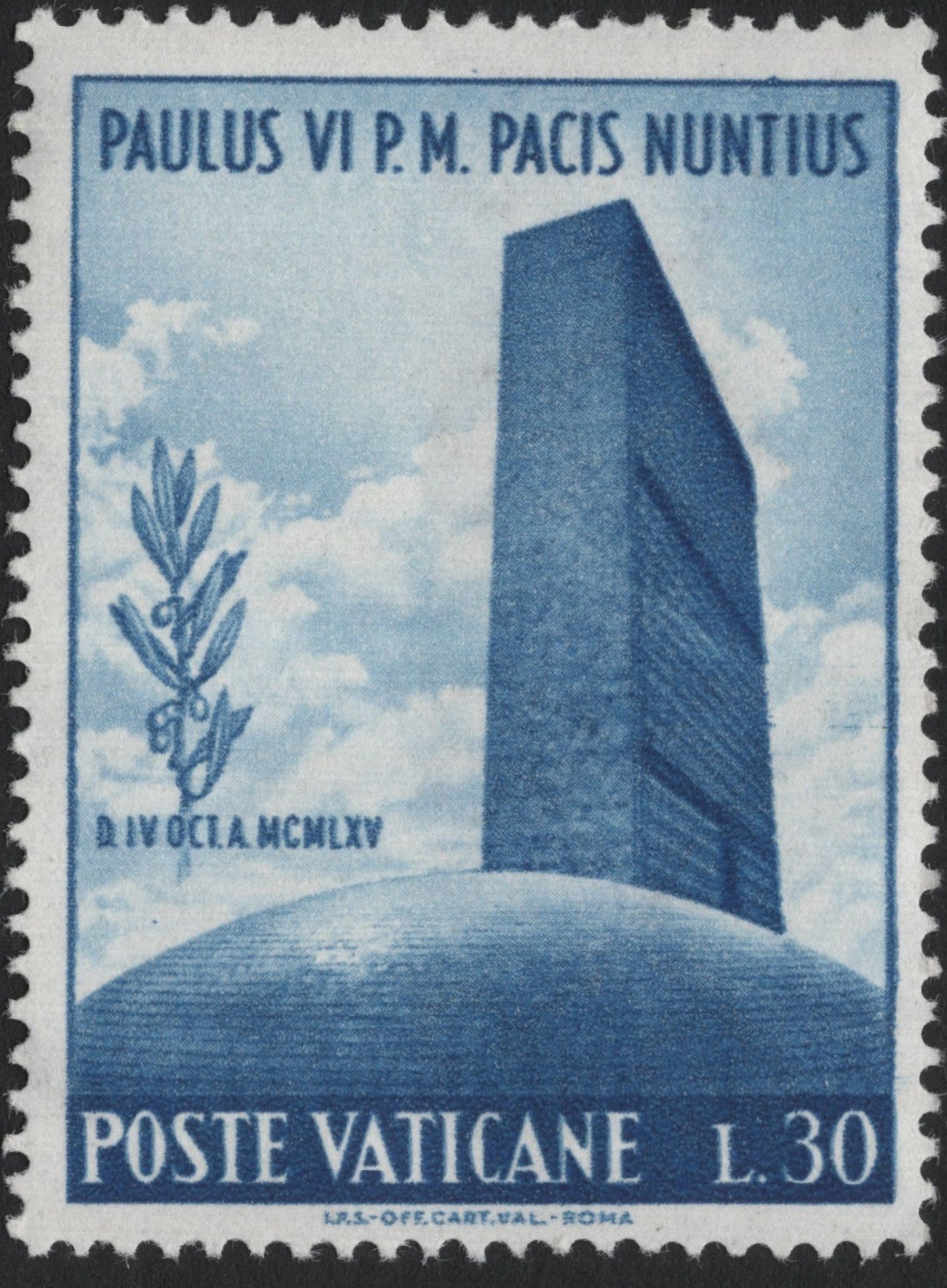 SCG7514 - Vatican City 1965 – Pope Paul VI at the United Nations