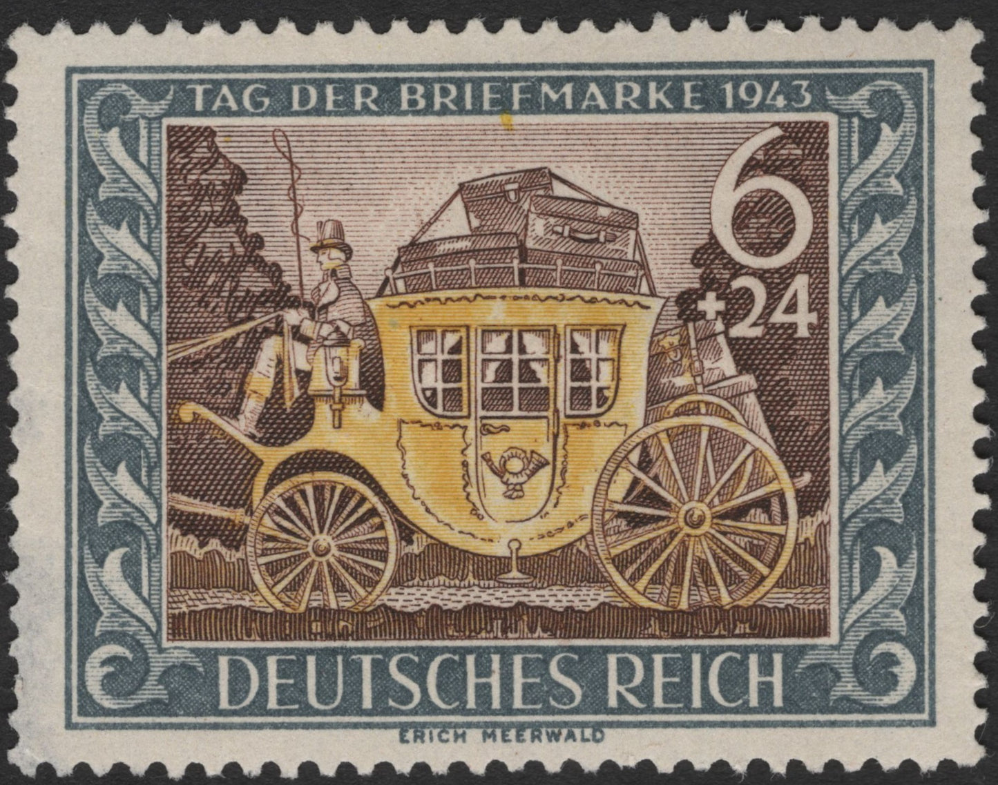 SCG2203 - Germany 1943 Day of the Stamp – Mail Coach