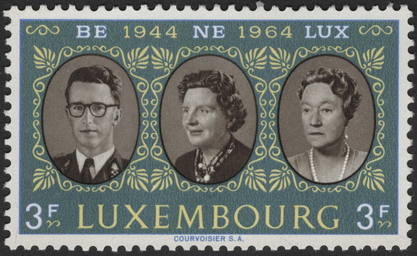 SCG2204 - Luxembourg 1964 "BE-NE-LUX" 20th Anniversary Stamp