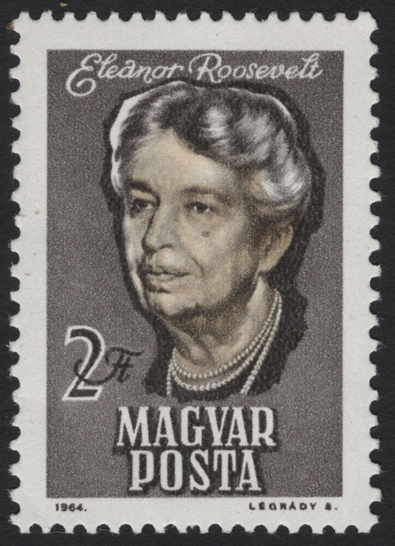 SCG7527 - Eleanor Roosevelt Commemorative Issue – Hungary 1964