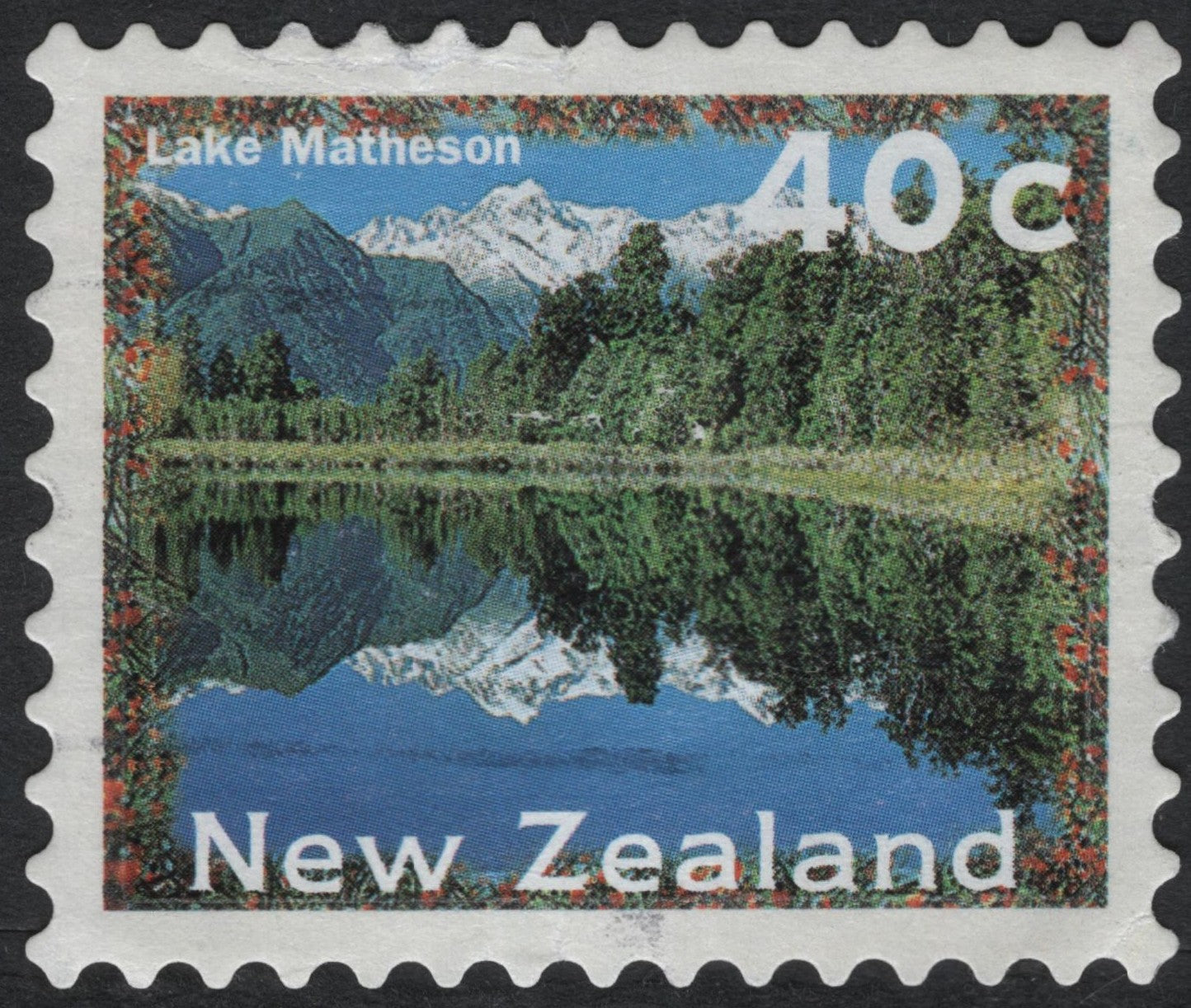 SCG7544 - New Zealand – Lake Matheson (40 Cents)