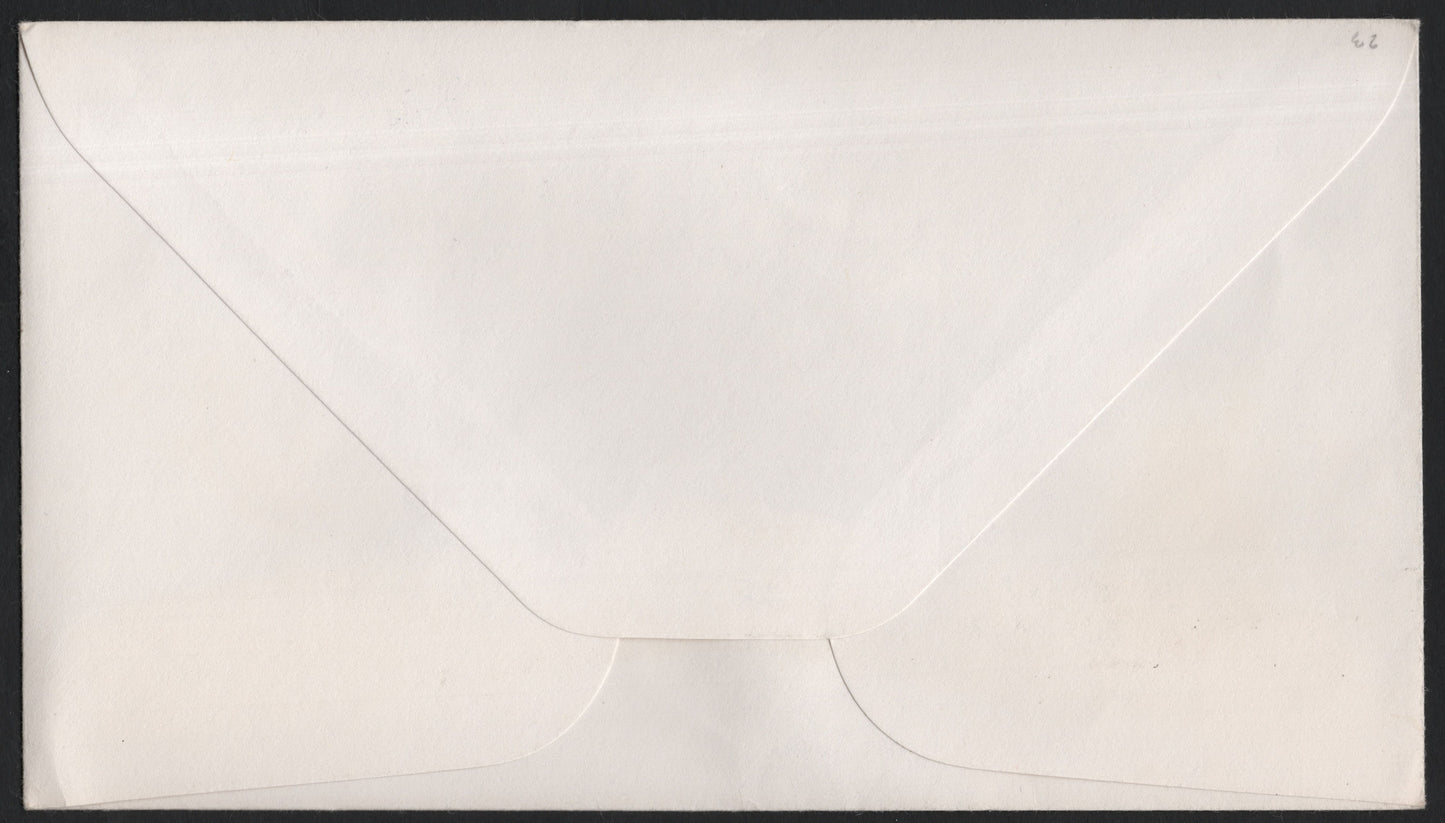 SCG9560 - 1967 USA Lions International Anniversary Cover – Brewster KS Cancel with 1¼¢ Palace of the Governors Block of Four