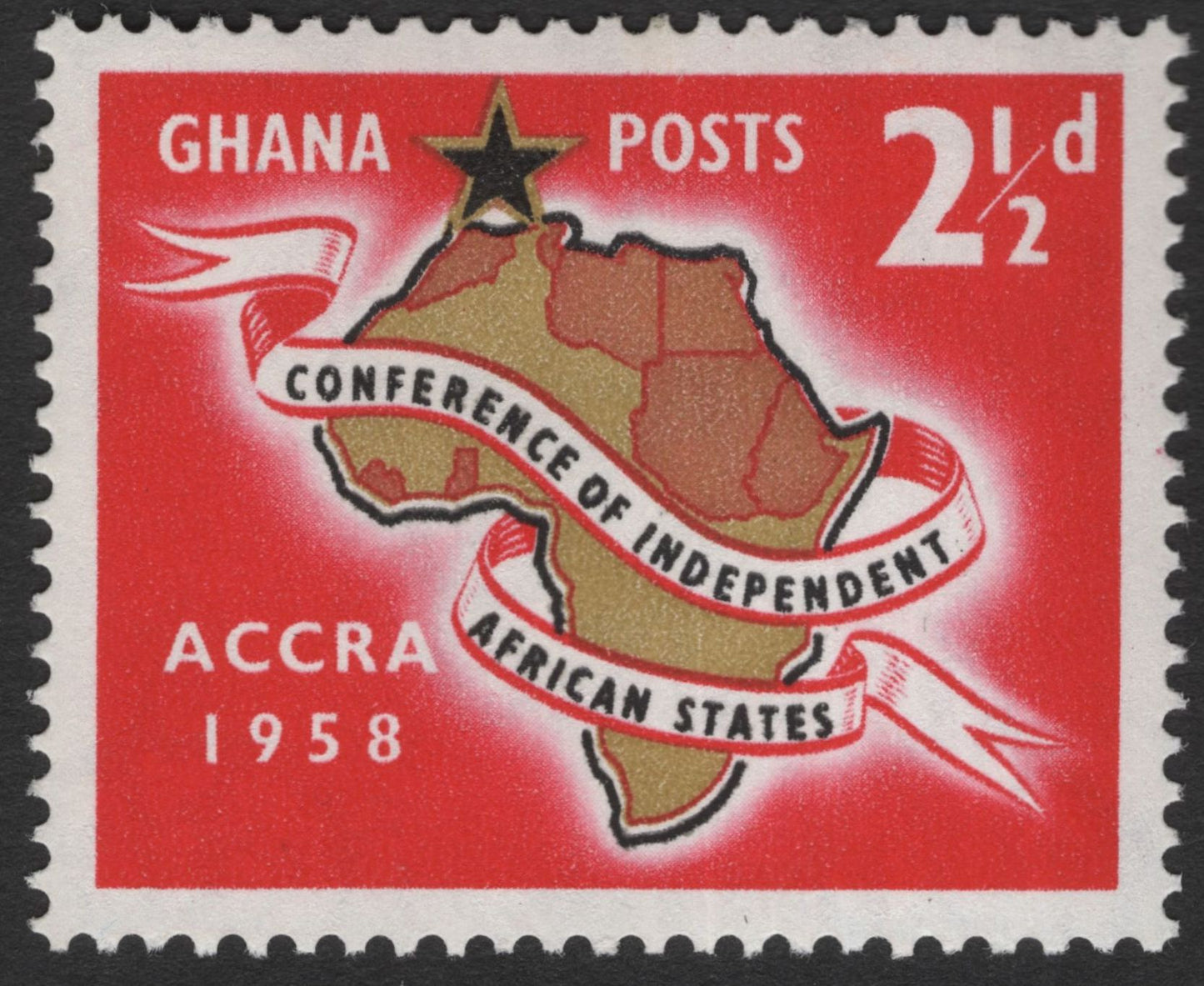 SCG11960 - Ghana 1958 Accra Conference of Independent African States Commemorative Pair