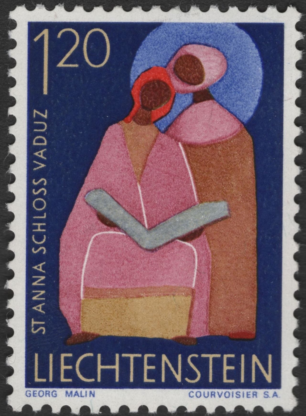 SCG11954 - Liechtenstein Religious Art Series – St. Fridolin (Ruggell) & St. Anna (Vaduz)