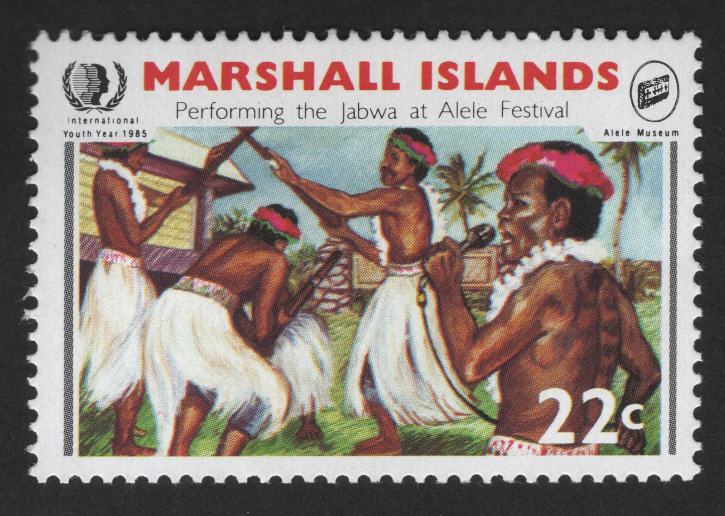 SCG12774 - Marshall Islands 1985 Performing the Jabwa Dance – Alele Festival (International Youth Year)