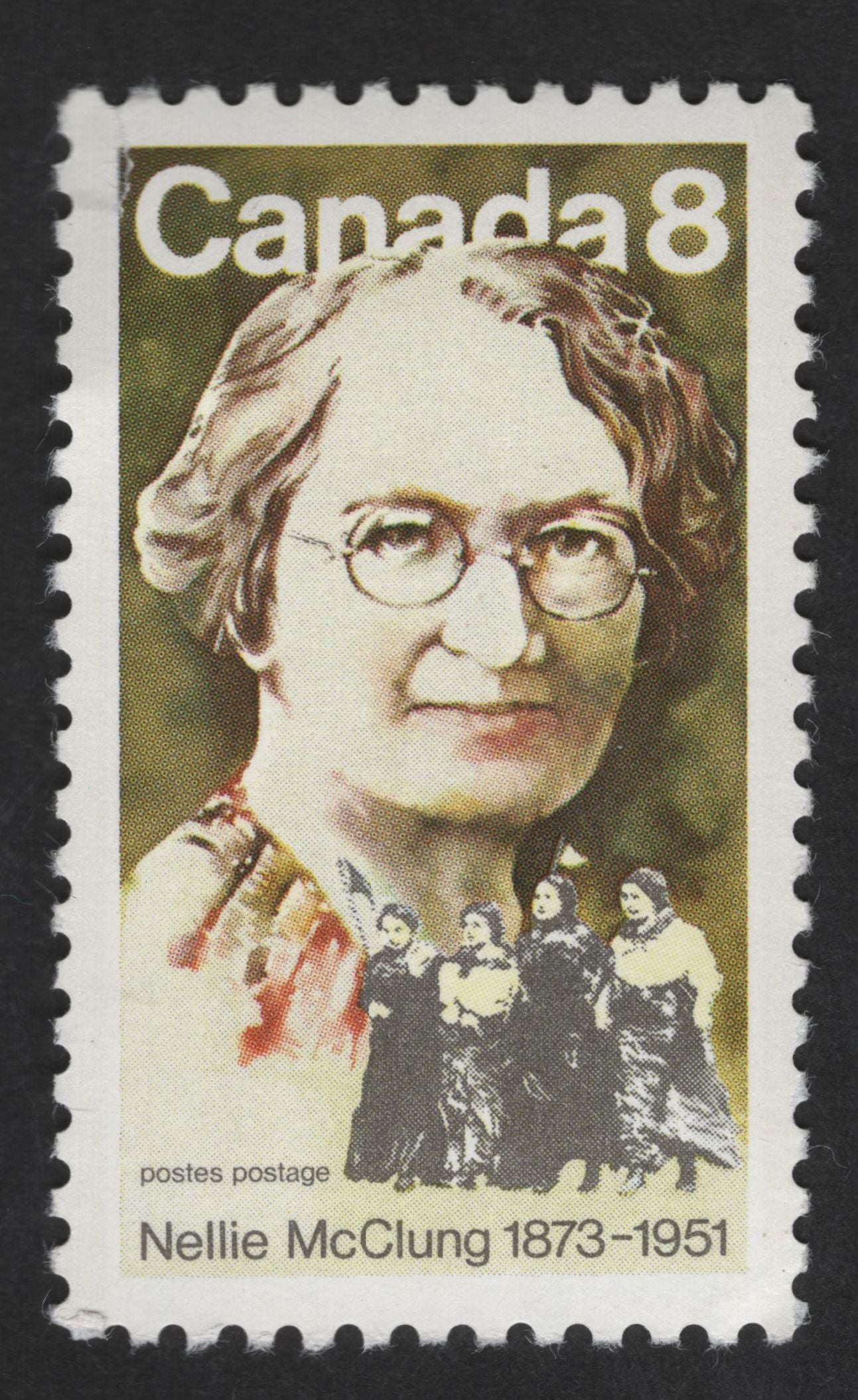 SCG12787 - Canada 8¢ Nellie McClung Women’s Rights Pioneer Commemorative Stamp