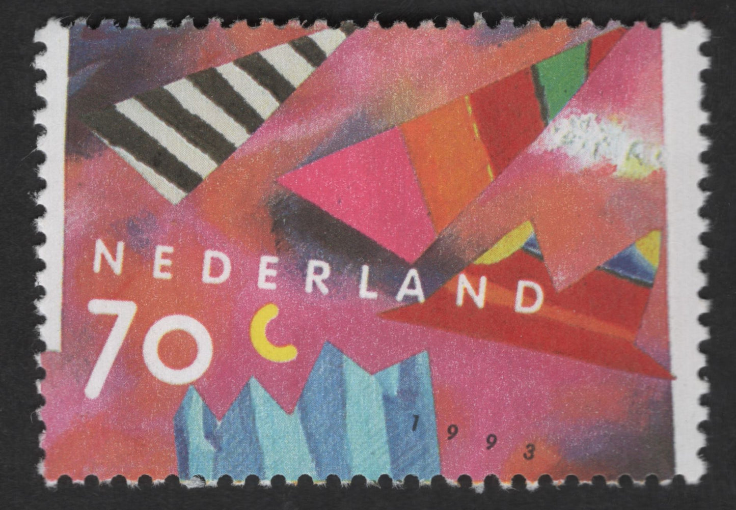 SCG12803 - Netherlands 1993 – Abstract Modern Art Design (70 Cent)