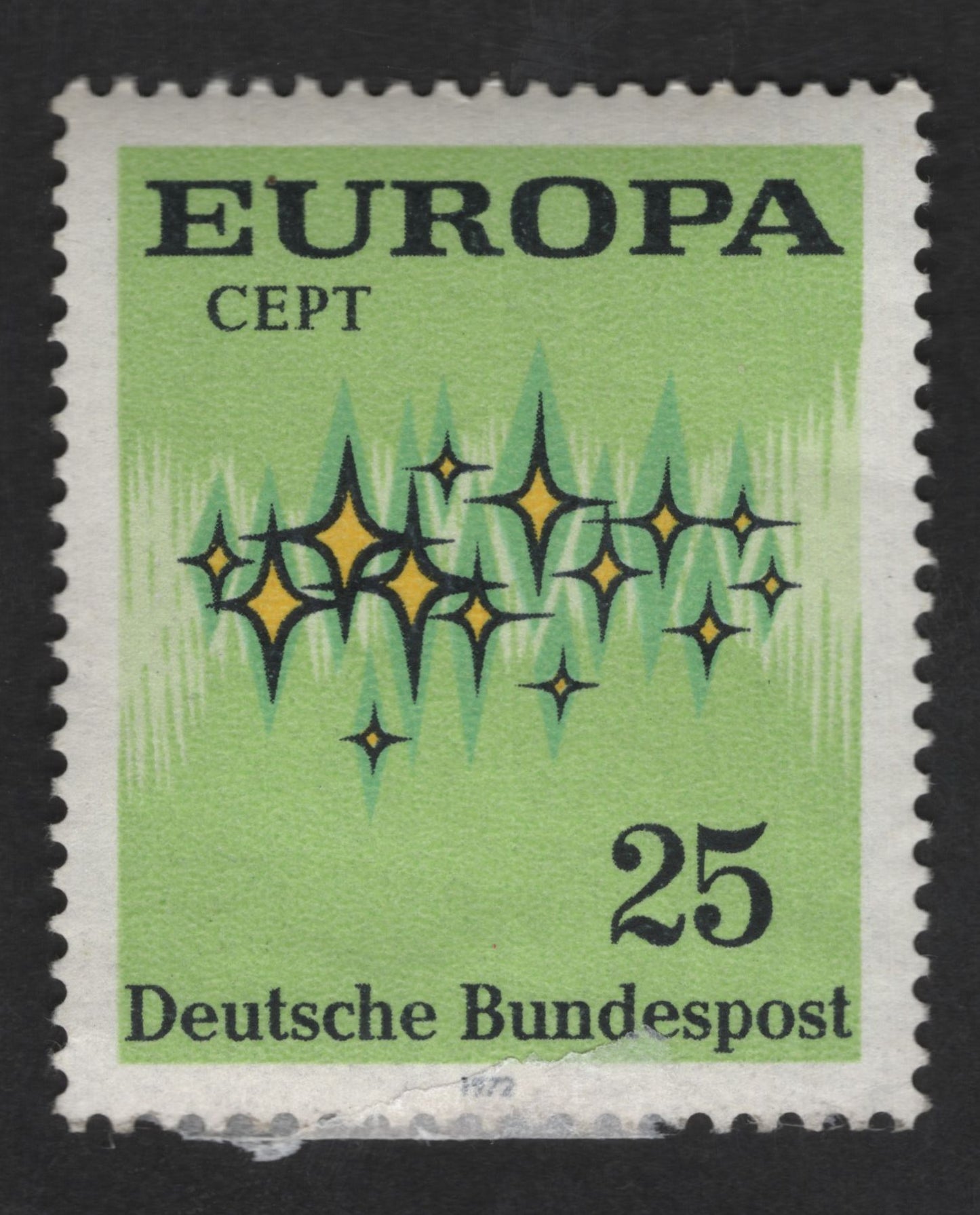 SCG12691 - Germany (Deutsche Bundespost) 1967 – EUROPA CEPT Communication Unity 25 Pfennig Stamp