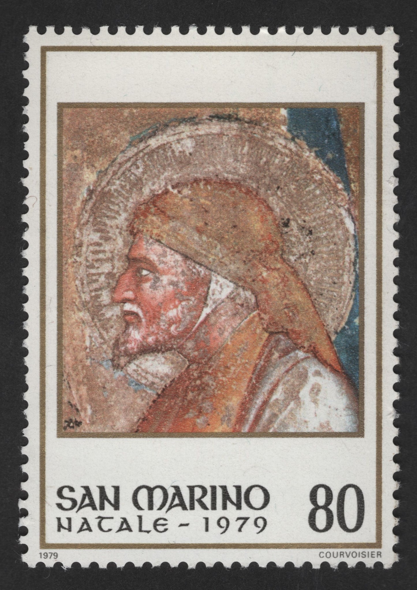 SCG12561 - San Marino 1979 Christmas (Natale) – Religious Fresco Art Stamp