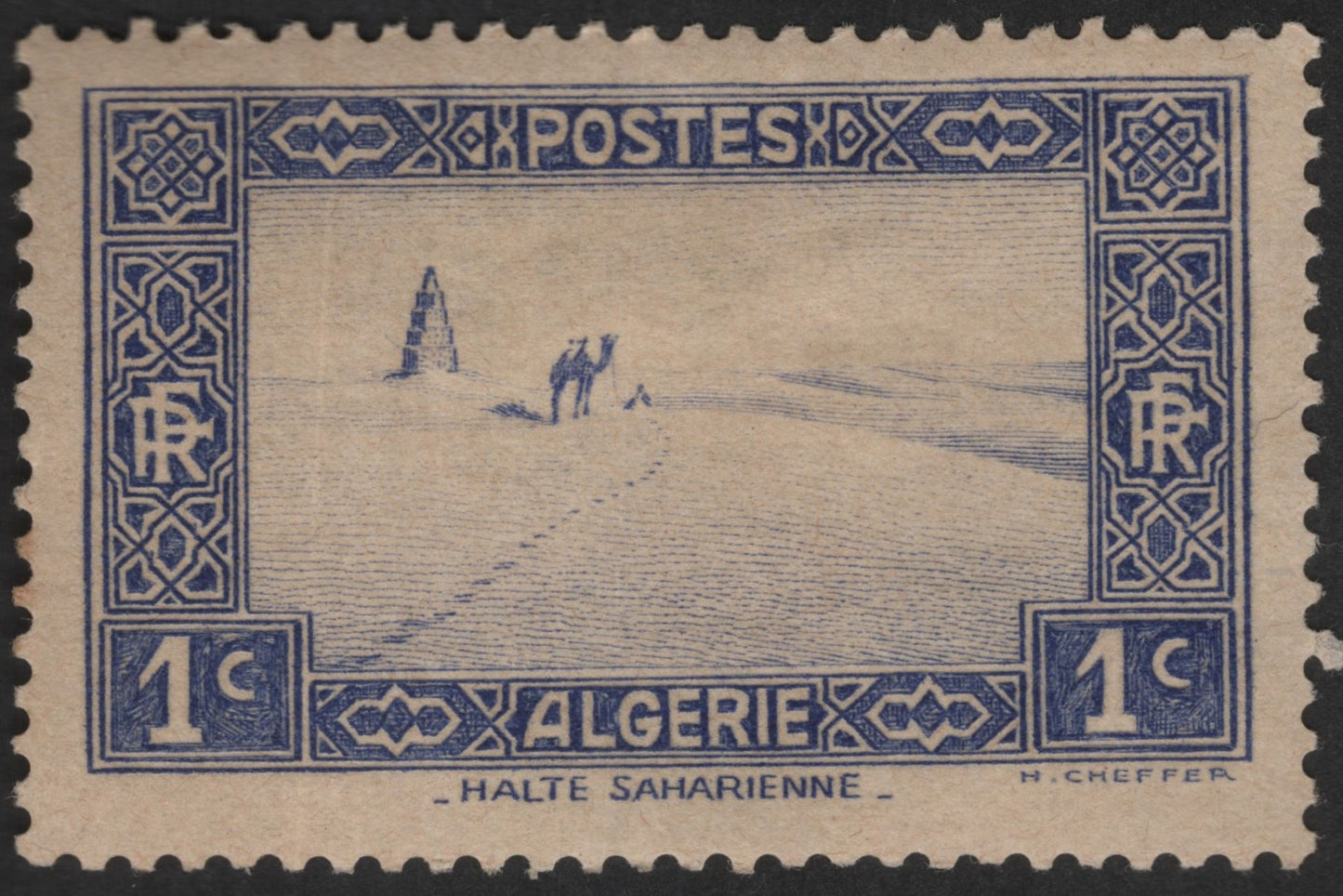 SCG12411 - Algeria – 1 Centime “Halte Saharienne” (Saharan Halt)