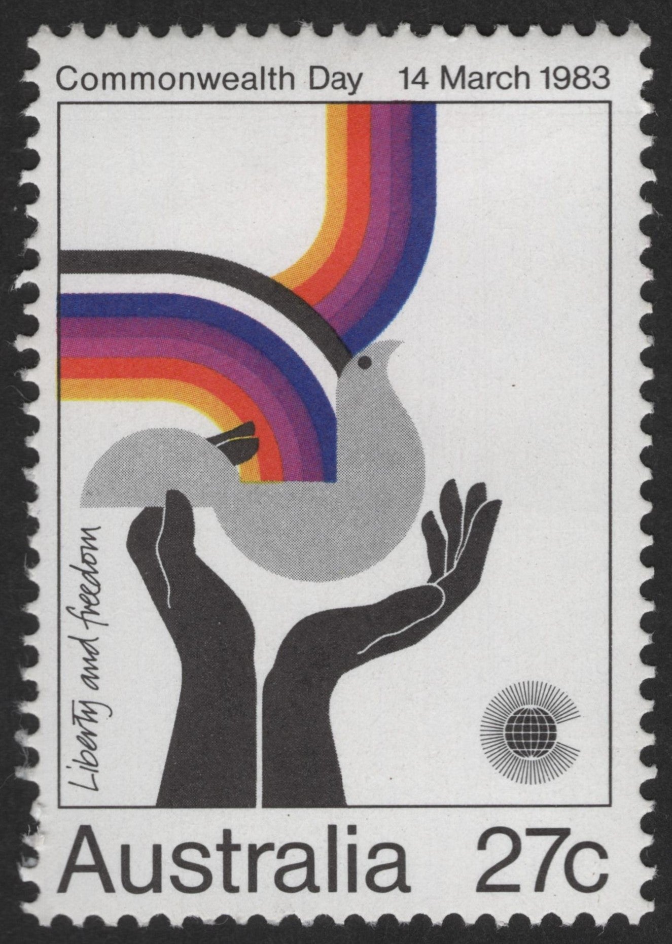 SCG12419 - Australia 1983 – Commonwealth Day “Liberty and Freedom” 27c