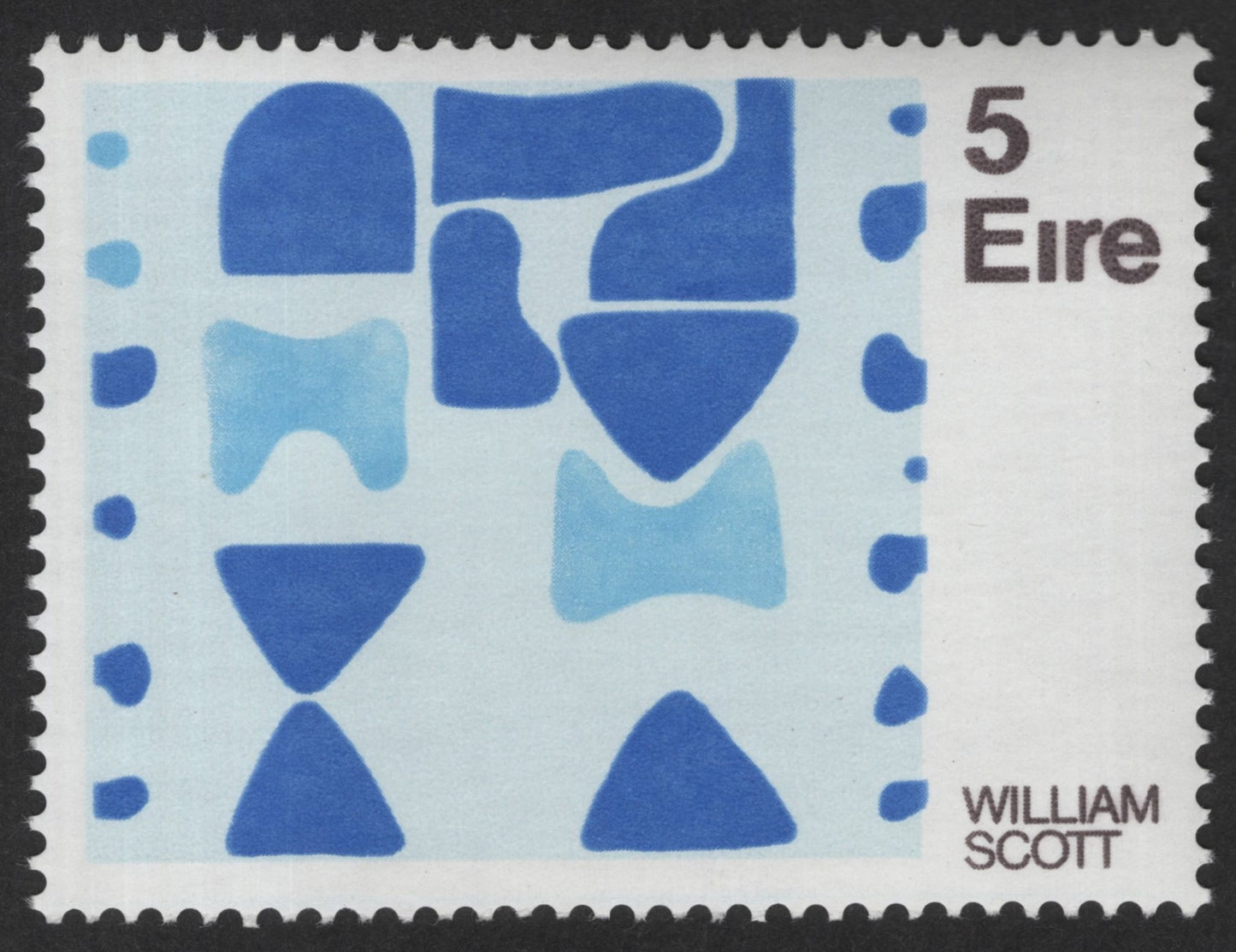 SCG12442 - Ireland 5p “William Scott Abstract Composition”