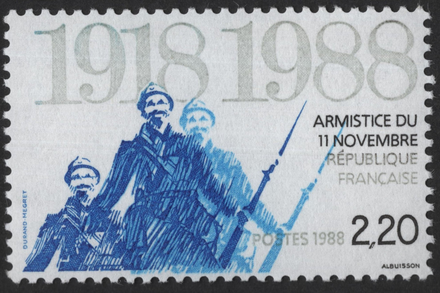 SCG12459 - France 1988 – 70th Anniversary of the Armistice (11 November 1918)