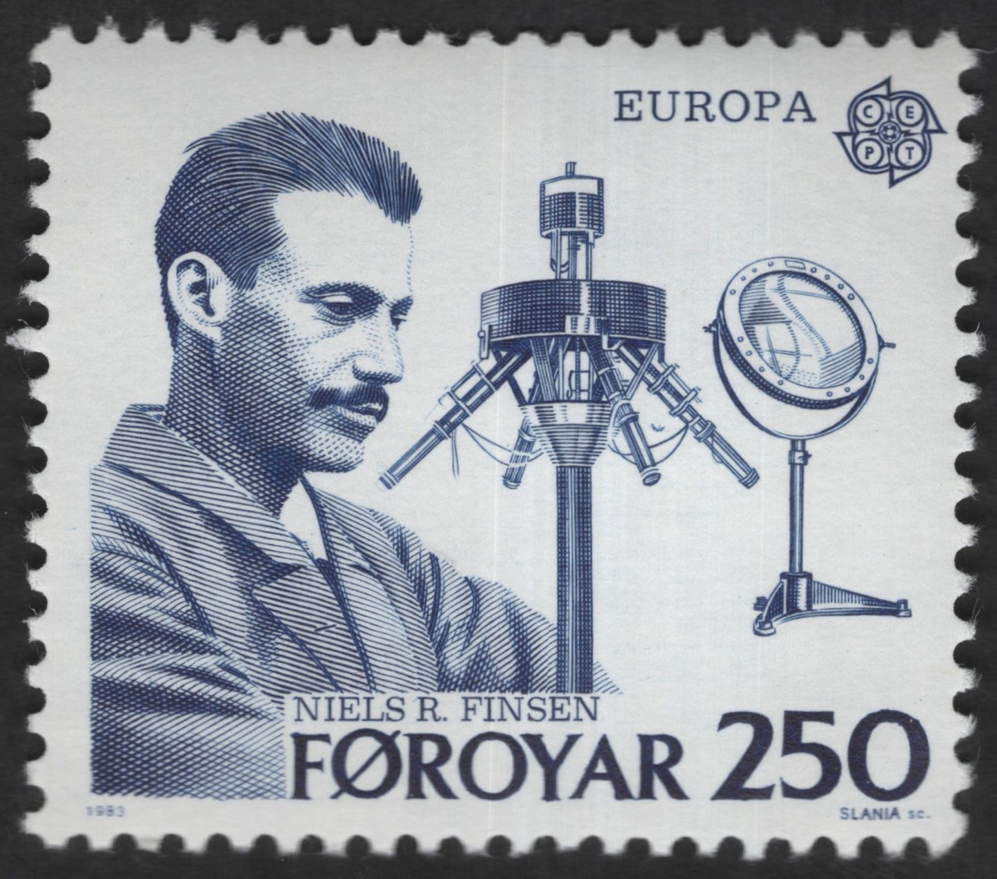 SCG12457 - Faroe Islands 1983 – EUROPA (CEPT) – Niels R. Finsen | 250 Øre
