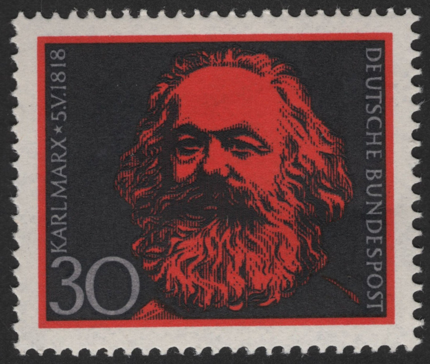 SCG12475 - Germany 1983 – Karl Marx Birth Anniversary Commemorative Stamp