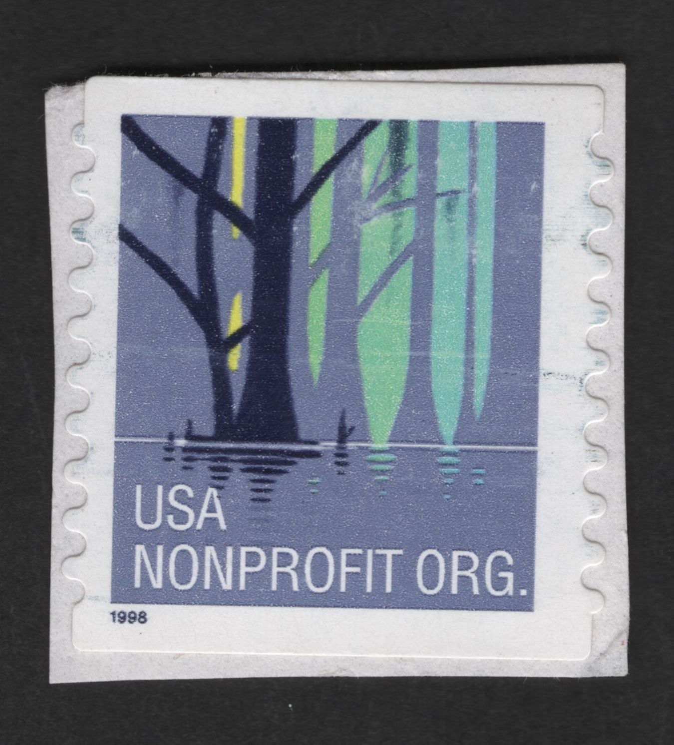 SCG12517 - USA 1998 Nonprofit Organization – Forest Reflection Design Stamp