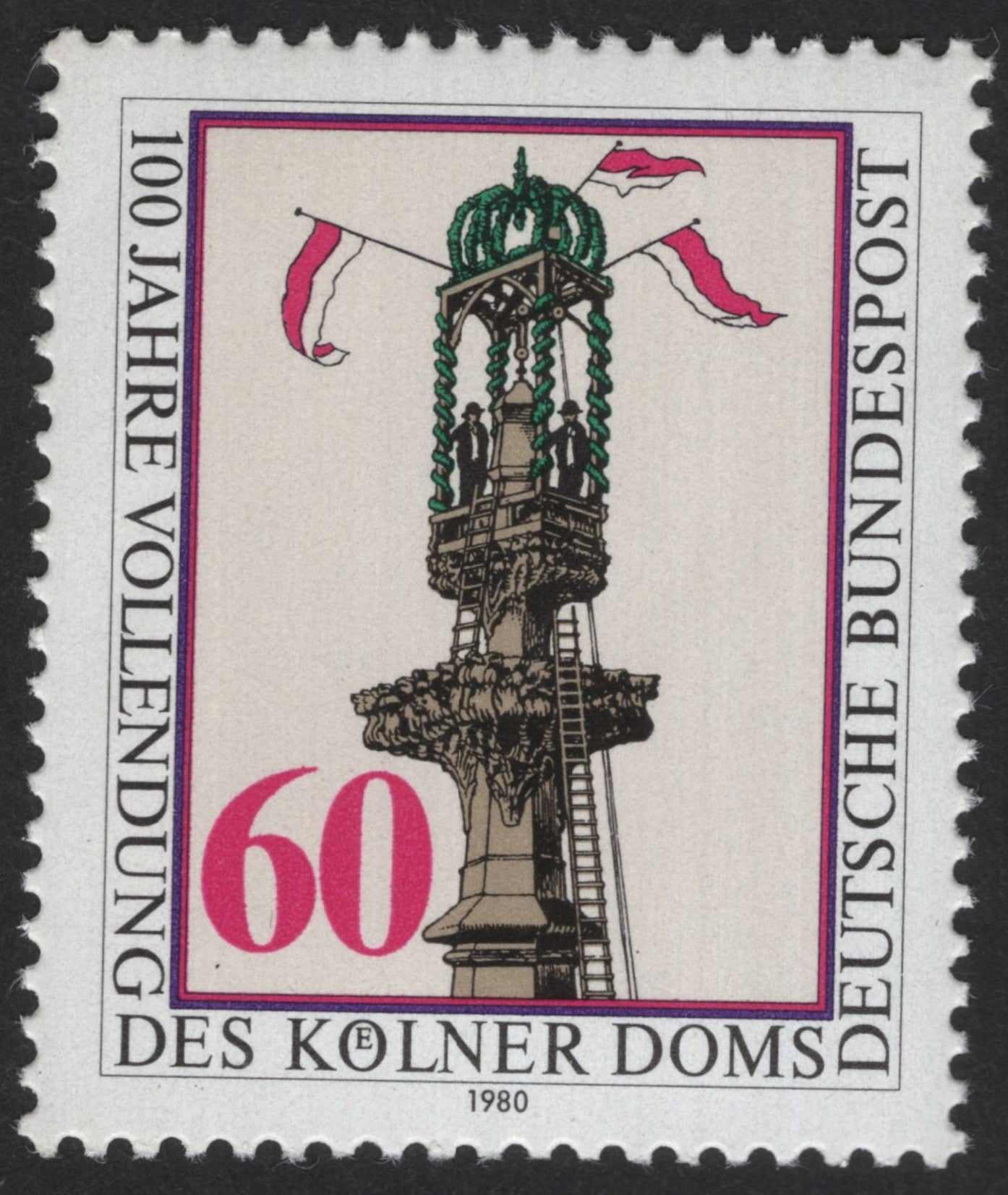 SCG12384 - Germany 1980 – 100 Years Completion of Cologne Cathedral (60 Pfennig)
