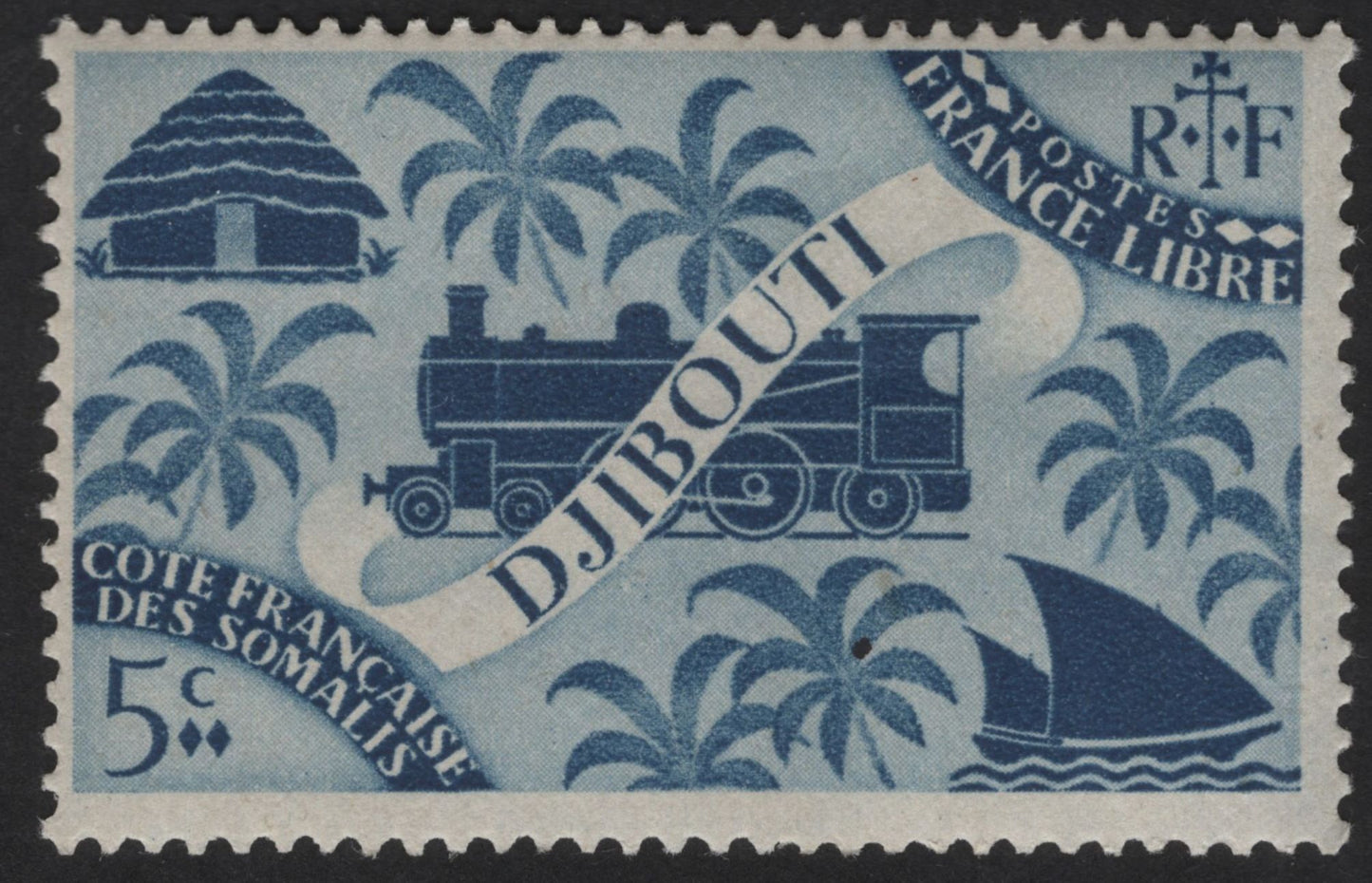 SCG12114 - French Somali Coast (Djibouti) Railway and Coastal Landscape Definitive Pair