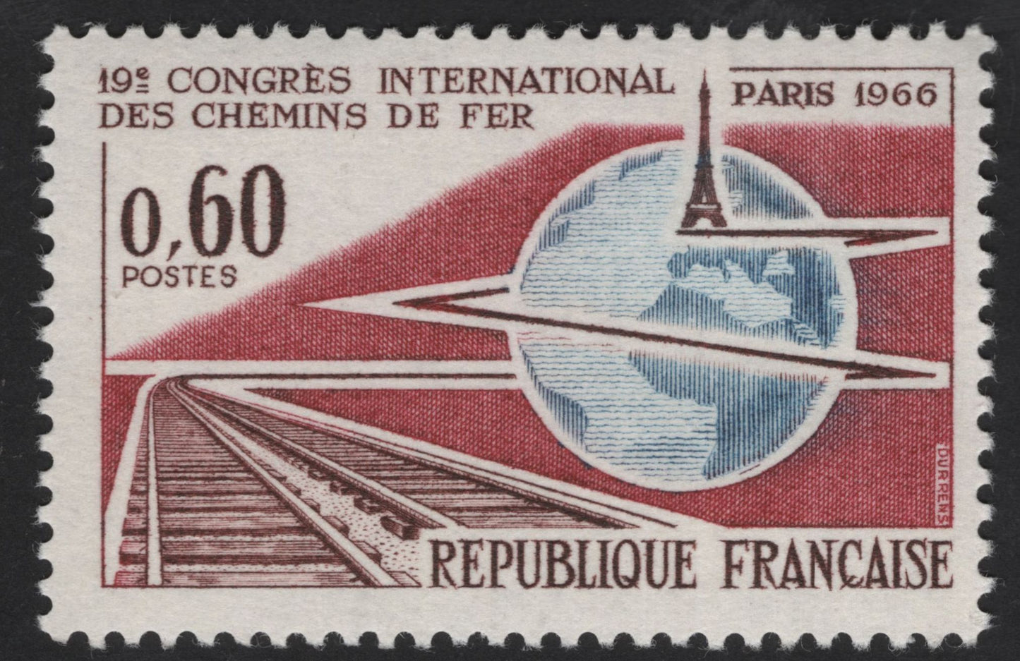 SCG12269 - France 1966 International Railway Congress – Paris Commemorative
